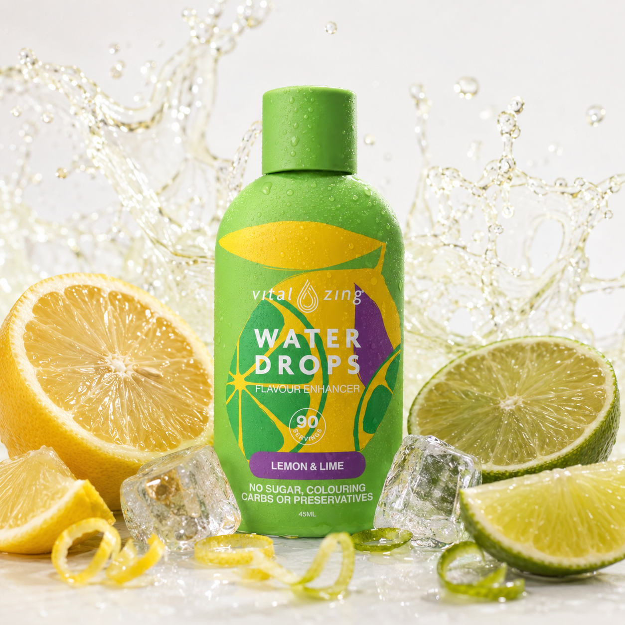 Vital Zing Water Drops - Lemon Lime