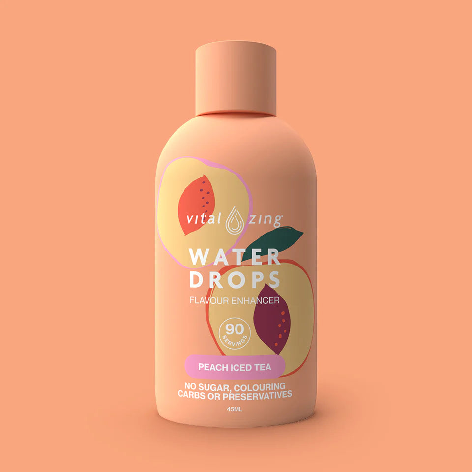 Vital Zing Water Drops - Peach Ice Tea
