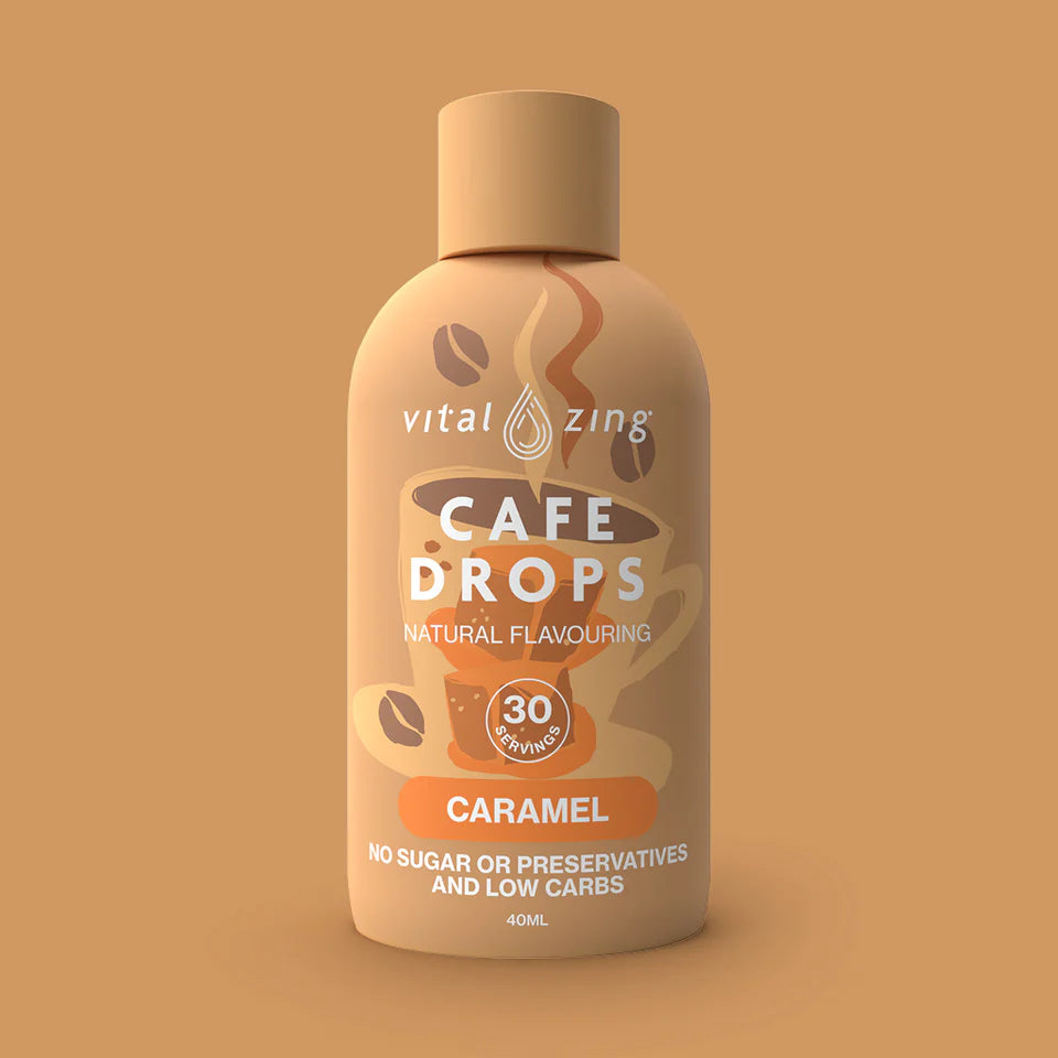 Vital Zing Cafe Drops - Caramel